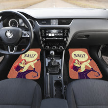 Load image into Gallery viewer, Nightmare Before Christmas Cartoon Car Floor Mats - Sexy Sally Sitting On The Hill Orange Car Mats Ci101504