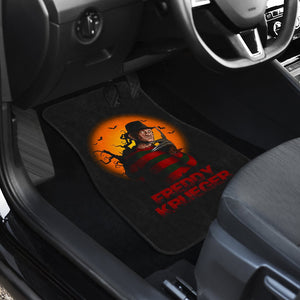 Horror Movie Car Floor Mats | Freddy Krueger Halloween Night Car Mats Ci082821