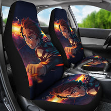 Load image into Gallery viewer, Kamado Tanjiro Car Seat Covers Anime Demon Slayer Seat Covers Ci0606