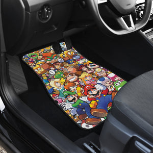 Super Mario Car Floor Mats Custom For Fans Ci221220-07
