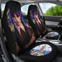 Load image into Gallery viewer, Wednesday Car Seat Covers Custom For Fans Ci221214-07