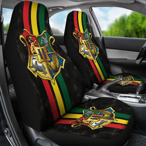 Harry Potter Hogwarts Logo Car Seat Covers Car Accessories Ci221021-06