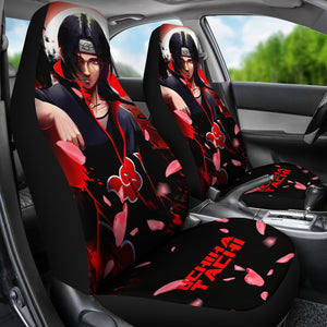Itachi Akatsuki Red Seat Covers Naruto Anime Car Seat Covers Ci102203