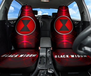 Black Widow Natasha Car Seat Covers Car Accessories Ci220526-06