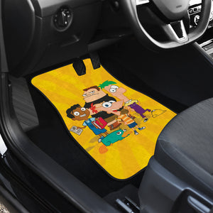 Phineas & Ferb Car Floor Mats Custom For Fans Ci221208-09