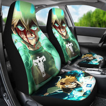 Load image into Gallery viewer, Black Clover Car Seat Covers Luck Voltia Black Clover Car Accessories Fan Gift Ci122002