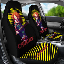 Load image into Gallery viewer, Chucky Horror Film Minimal Car Seat Covers Chucky Horror Film Car Accesories Ci091421