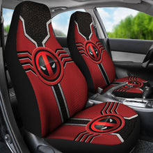 Load image into Gallery viewer, Deadpool Logo Car Seat Covers Custom For Fans Ci230106-06
