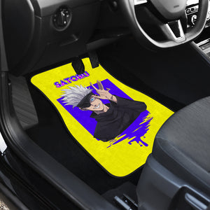 Satoru Gojo Jujutsu KaiSen Yellow Car Mats Anime Car Mats Ci0621