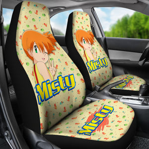 Anime Misty Pokemon Car Seat Covers Pokemon Car Accessorries Ci111304