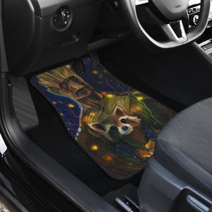 Groot And Rocket Guardians Of The Galaxy Car Floor Mats Movie Car Accessories Custom For Fans Ci22061409