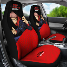 Load image into Gallery viewer, Yuji Itadori Seat Covers Fan Art Jujutsu KaiSen Anime Car Seat Covers Fan Gift Ci0631