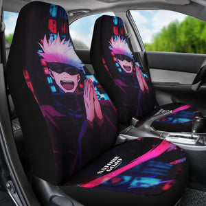 Satoru Gojo HongKong Style Geto Jujutsu KaiSen Car Seat Covers Anime Fan Gift Ci0628