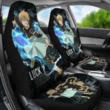 Load image into Gallery viewer, Black Clover Car Seat Covers Luck Voltia Black Clover Car Accessories Fan Gift Ci122004