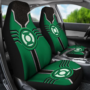 Green Latern Logo Car Seat Covers Custom For Fans Ci230109-02