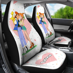 Anime Misty love Ash Pokemon Car Seat Covers Pokemon Car Accessorries Ci111103