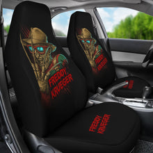 Load image into Gallery viewer, Horror Movie Car Seat Covers | Funny Freddy Krueger Wearing Glasses Seat Covers Ci083121