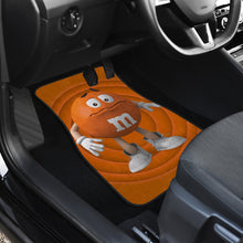 Load image into Gallery viewer, M&amp;M Orange Chocolate Funny Car Floor Mats Car Accessories Ci220525-04