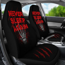 Load image into Gallery viewer, Horror Movie Car Seat Covers | Freddy Krueger Glove Never Sleep Again Seat Covers Ci090121