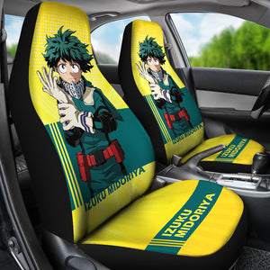 Izuku Midoriya My Hero Academia Car Seat Covers Anime Fan Gift Ci0614