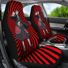 Load image into Gallery viewer, Itachi Uchiha Red Seat Covers Naruto Anime Car Seat Covers Ci102002