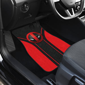 Deadpool Logo Car Floor Mats Custom For Fans Ci230103-08a
