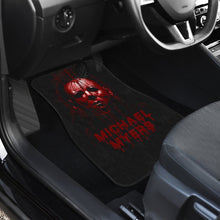 Load image into Gallery viewer, Horror Movie Car Floor Mats | Michael Myers Bleeding Red Face Car Mats Ci090621