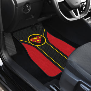 Superman Logo Car Floor Mats Custom For Fans Ci230105-08a