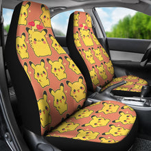 Load image into Gallery viewer, Pikachu Cute Pattern Seat Covers Pokemon Anime Car Seat Covers Ci102705