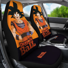 Load image into Gallery viewer, Dragon Ball Anime Car Seat Covers | Smiling Son Goku Orange Seat Covers Ci100804