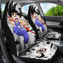 Load image into Gallery viewer, Goku Kid Punch Dragon Ball Car Seat Covers Anime Accessories Ci0806
