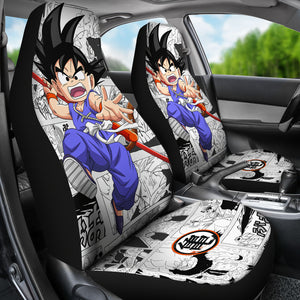Goku Kid Punch Dragon Ball Car Seat Covers Anime Accessories Ci0806