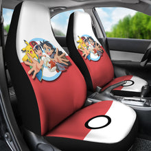 Load image into Gallery viewer, Anime Ash Ketchum Pikachu Pokemon Car Seat Covers Pokemon Car Accessorries Ci110301