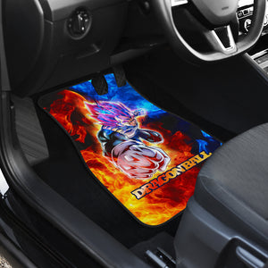 Vegeta Fire Dragon Ball Anime Yellow Car Floor Mats Unique Design Ci0814