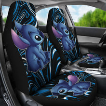 Load image into Gallery viewer, Stitch Car Seat Covers Stitch Liquify Background Car Accessories Ci221108-03