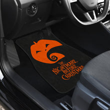 Load image into Gallery viewer, Nightmare Before Christmas Cartoon Car Floor Mats - Pumpkin And The Hill Minimal Car Mats Ci093003