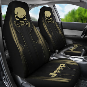 Jeep Skull Gobi Color Car Seat Covers Car Accessories Ci220602-02