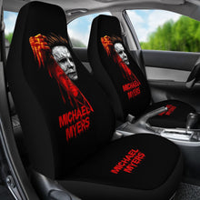 Load image into Gallery viewer, Horror Movie Car Seat Covers | Michael Myers Bloody Knife Seat Covers Ci090221