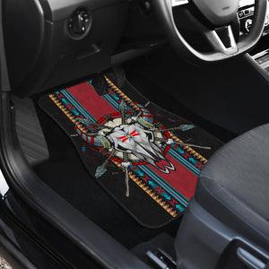 Bull Native American Car Floor Mats Car Accessories Ci220420-02