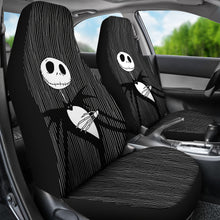 Load image into Gallery viewer, Nightmare Before Christmas Cartoon Car Seat Covers | Jack Skellington Portrait Introduction Seat Covers Ci100703