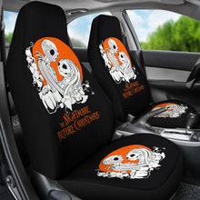 Load image into Gallery viewer, Nightmare Before Christmas Cartoon Car Seat Covers - Jack Skellington And Sally Unpainted Artwork Seat Covers Ci101203