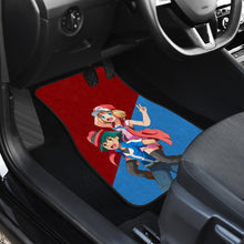 Load image into Gallery viewer, Pokemon Anime  Car Floor Mats - Ash Ketchum Satoshi And Happy Serena Piggyback Car Mats Ci110103