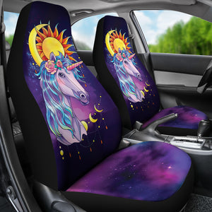 Unicorn Colorful Car Seat Covers Custom For Car Ci230131-05