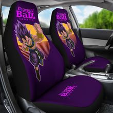 Load image into Gallery viewer, Vegeta Black And White Dragon Ball Anime Car Seat Covers Ci0816