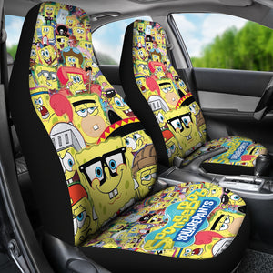 Spongebob Squarepants Car Seat Covers Custom For Fan Ci221122-08