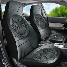 Load image into Gallery viewer, Agents Of Shield Marvel Logo Metal Car Seat Covers Car Accessories Ci221004-01