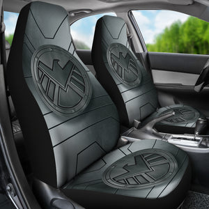 Agents Of Shield Marvel Logo Metal Car Seat Covers Car Accessories Ci221004-01