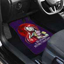 Load image into Gallery viewer, Nightmare Before Christmas Cartoon Car Floor Mats - Pretty Sally With Red Hair And Moon Car Mats Ci101505