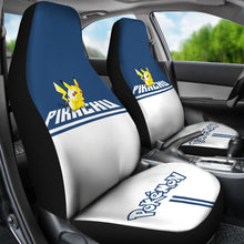Load image into Gallery viewer, Pikachu Red Seat Covers Pokemon Anime Car Seat Covers Ci102801