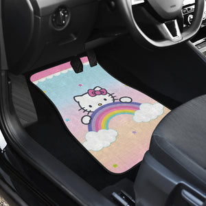 Hello Kitty Rainbow Cute Car Floor Mats Car Accessories Ci220805-02